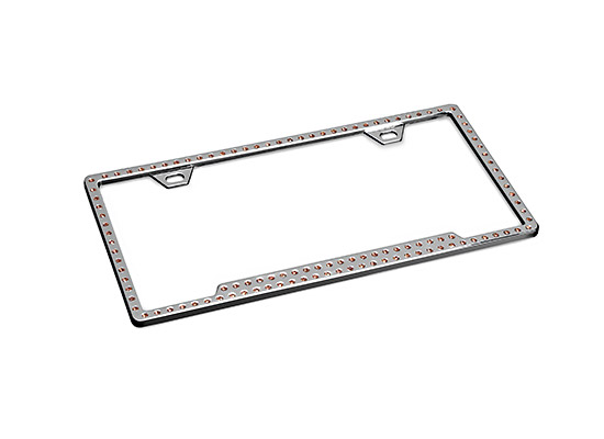 Bling Crystal 116 Rhinestones License Plate Frame